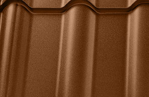 Фото металлочерепицы Дюна в защитном полимерном покрытии Классик
