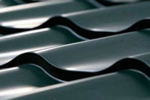 Изображение металлочерепицы с профилем Монтеррей изготовленного на заводе Металл Профиль