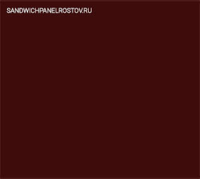 Фотография металлочерепицы норман с цветом по коду ral 8017, название Шоколад