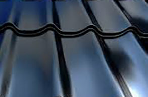 Фото металлочерепицы Супермонтеррей с толщиной листа 0.4 мм производства компании Металл Профиль