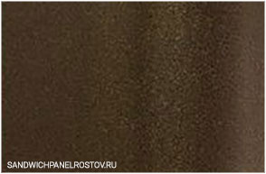 Фотография листа металлочерепицы Супермонтеррей в покрытии Матгранит Эксклюзив